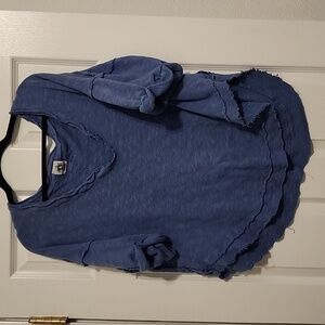 We The Free Blue Top Size Large